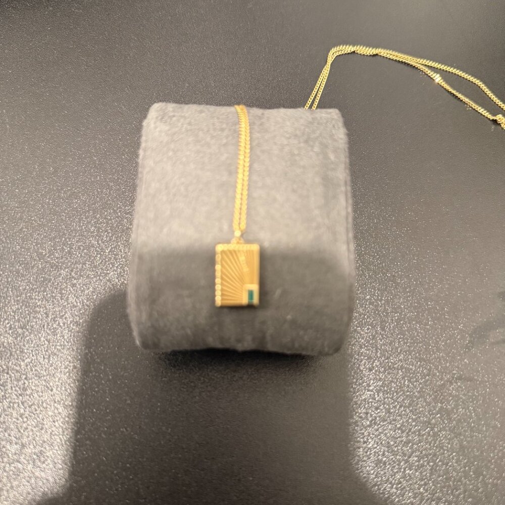 Miansai Gold Rectangular Link Chain Necklace - image 4